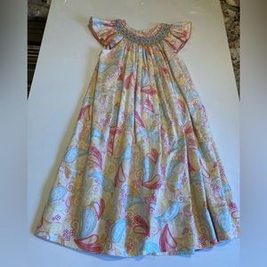 Smocked dress (Sucre by Le Za Me) with print design